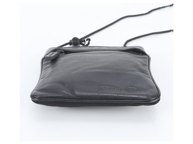 Borsa a tracolla in pelle Miu Miu 90s - vista 5