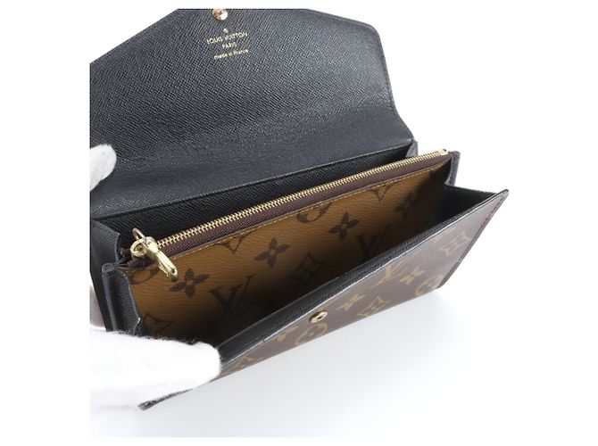 Louis Vuitton Monogram Giant Reverse Portefeuille Sarah Wallet - vista 8