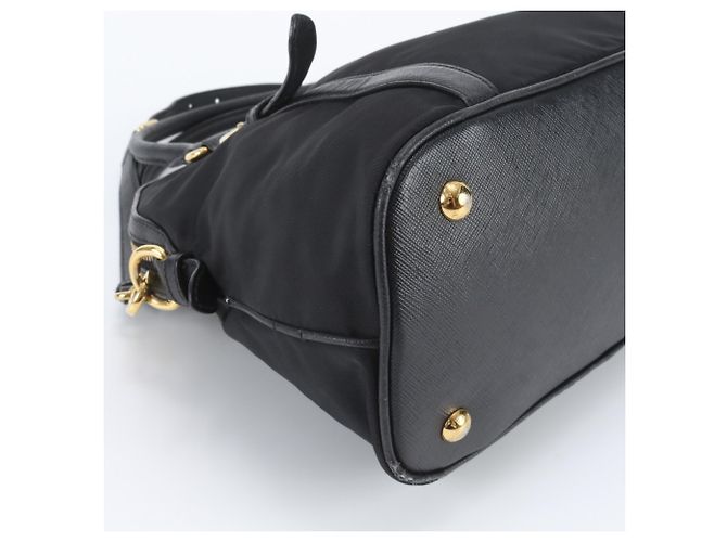 Tote Prada Tessuto Nylon Leather 2-Way Shoulder Bag - view 7