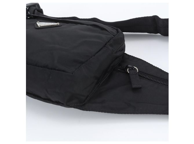Sac bandoulière Prada Tessuto Nylon avec logo triangle - vue 5