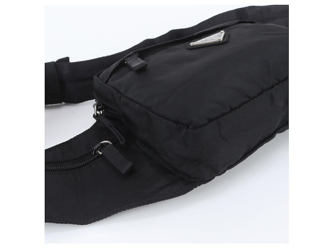 Sac bandoulière Prada Tessuto Nylon avec logo triangle - vue 7