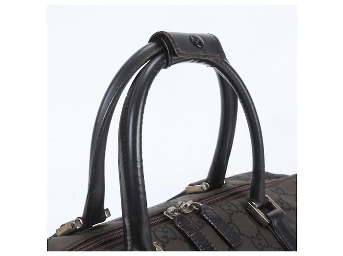 Bolsa Boston Gucci GG em nylon e couro - vista 2