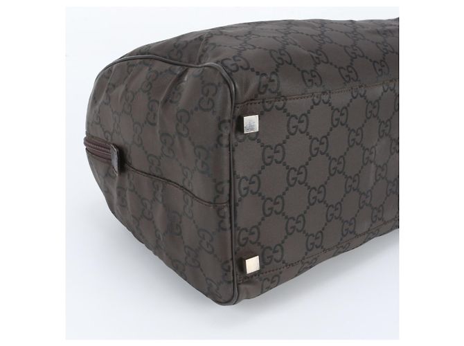 Bolsa Boston Gucci GG em nylon e couro - vista 6