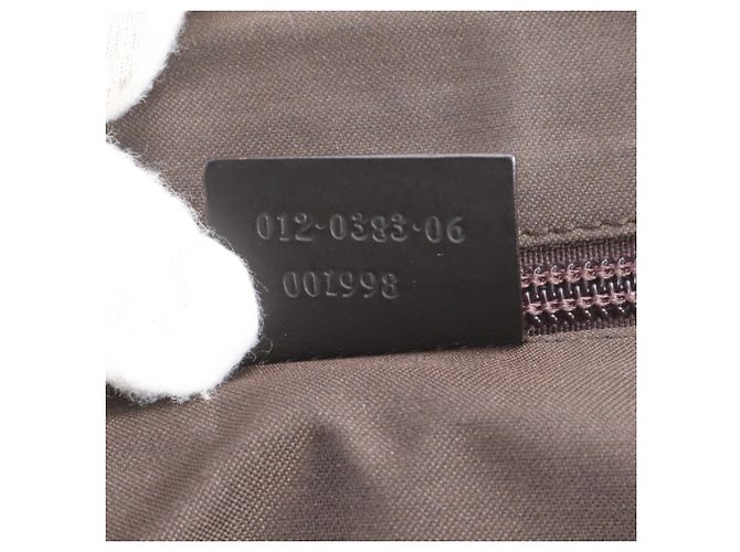 Bolsa Boston Gucci GG em nylon e couro - vista 9