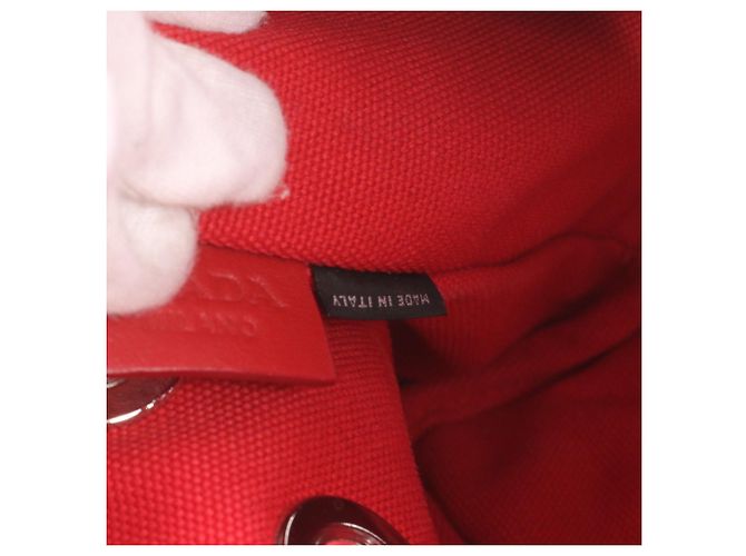 Tote Sac à épaule/cabas Prada Canapa - vue 11