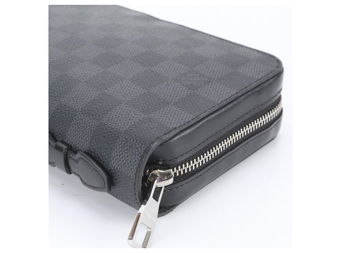 Cartera Larga Louis Vuitton Damier Graphite Zippy XL - vista 4