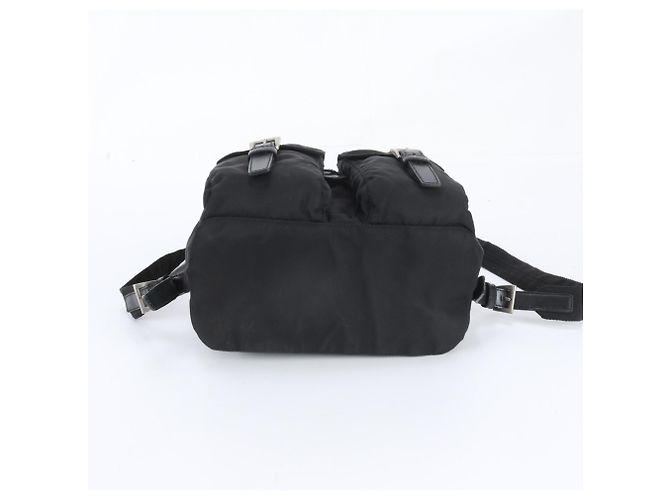 Sac à dos Prada en nylon Tessuto avec logo triangle en cuir - vue 5