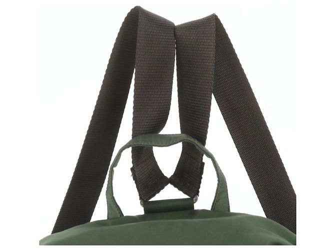 Sac à dos Prada en nylon Tessuto avec logo triangle en cuir - vue 2
