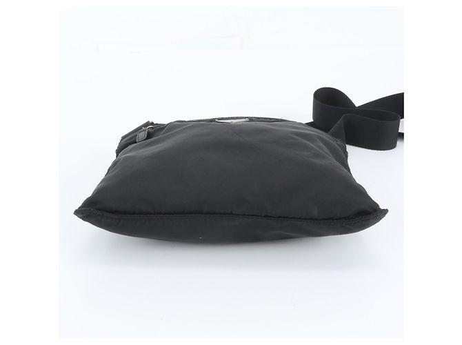Sac à épaule en cuir et nylon Tessuto avec logo triangle Prada - vue 5