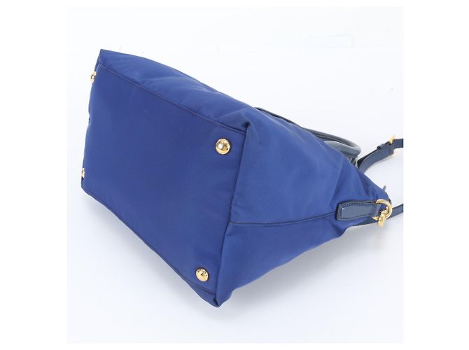 Bolsa de Ombro 2-Way Prada em Nylon Tessuto e Couro Saffiano - vista 6