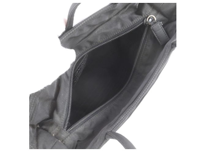 Prada Tessuto Nylon Triangle Logo Tote/Shoulder Bag - view 7