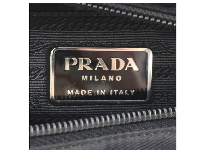 Prada Tessuto Nylon Triangle Logo Tote/Shoulder Bag - view 8