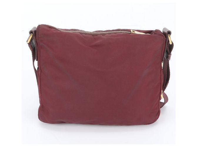 Prada Tessuto Nylon Ledertasche mit Dreieckslogo - Ansicht 3