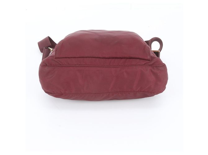 Prada Tessuto Nylon Ledertasche mit Dreieckslogo - Ansicht 6