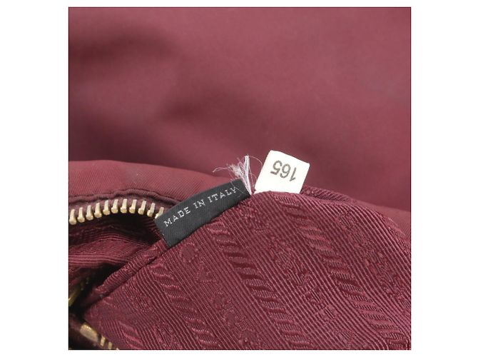 Prada Tessuto Nylon Ledertasche mit Dreieckslogo - Ansicht 9
