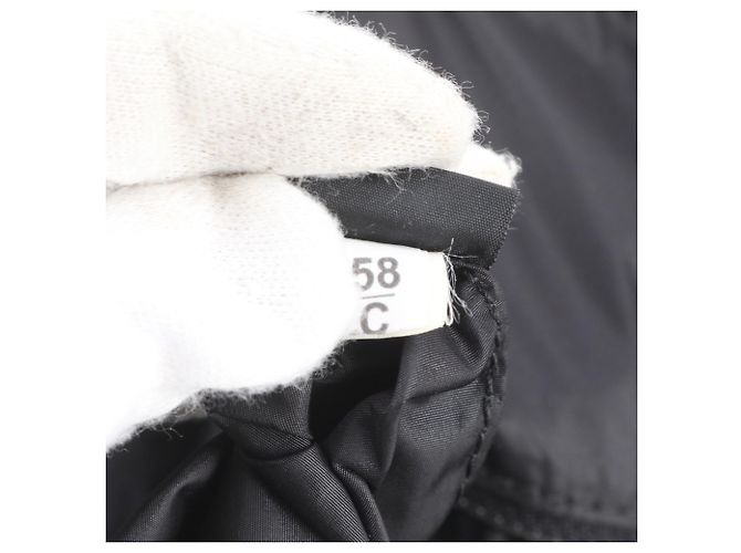 Tote Sac cabas Prada en nylon Tessuto avec logo triangle et fleurs en cuir - vue 10