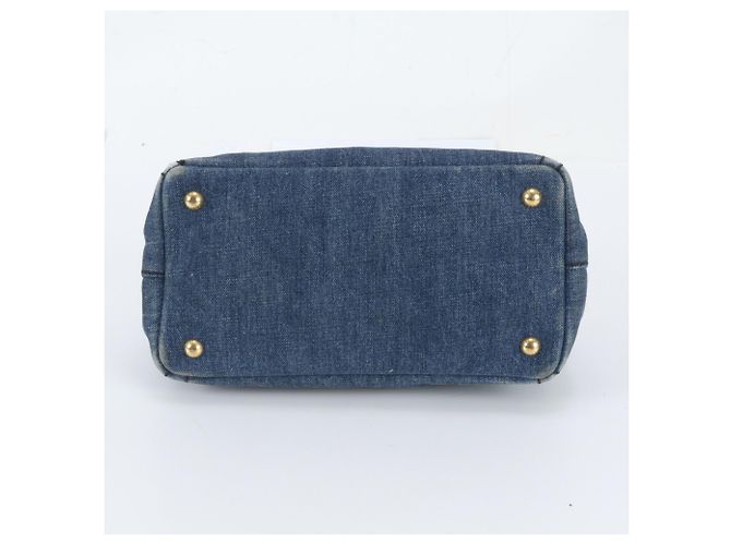 Prada Canapa Denim Blue Tote Bag - Ansicht 5