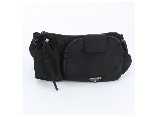 Bolsa de cintura/bolsa transversal 2-Way Prada Tessuto Nylon com logo triangular - vista 2