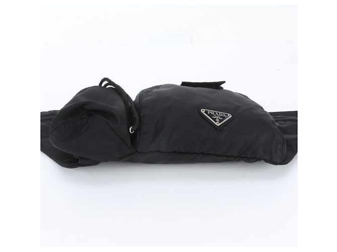 Bolsa de cintura/bolsa transversal 2-Way Prada Tessuto Nylon com logo triangular - vista 5