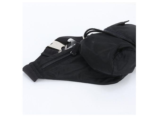 Bolsa de cintura/bolsa transversal 2-Way Prada Tessuto Nylon com logo triangular - vista 6