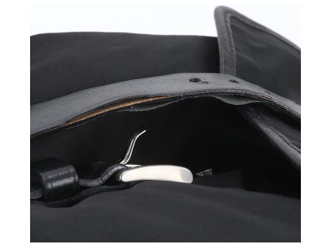 Sac à dos Prada en nylon Tessuto avec logo triangle en cuir - vue 8