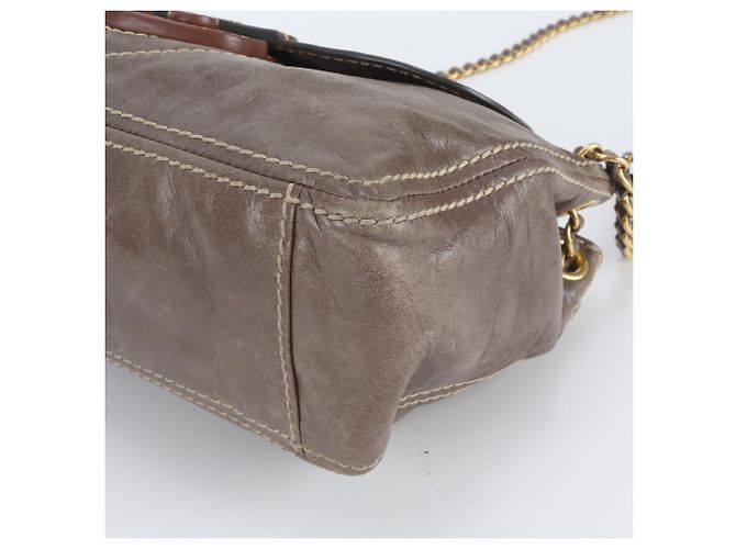 Bolsa de Ombro 2-Way com Corrente em Couro Prada BR4659 - vista 5