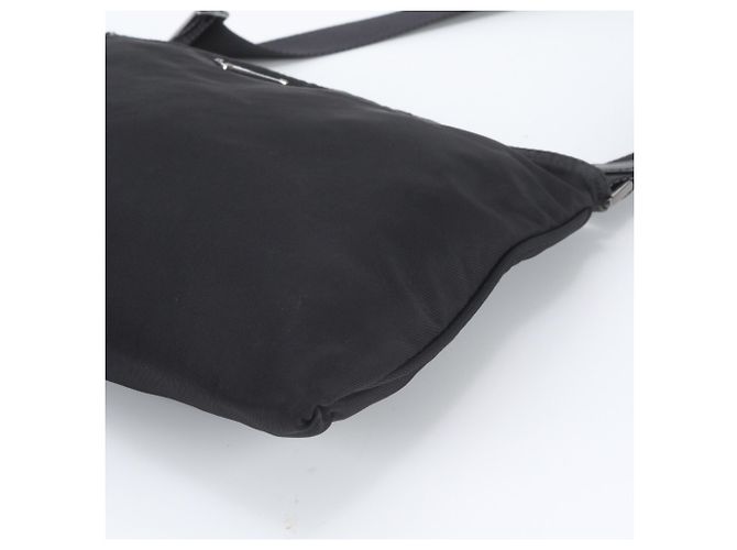 Prada Tessuto Nylon Triangle Logo Shoulder Bag - view 4