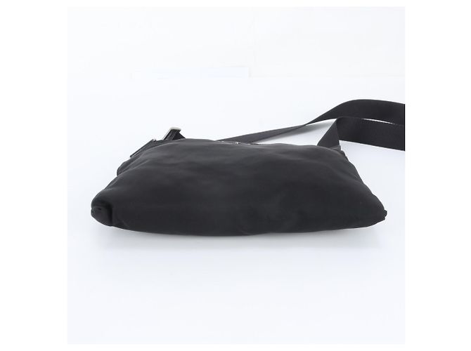 Prada Tessuto Nylon Triangle Logo Shoulder Bag - view 5