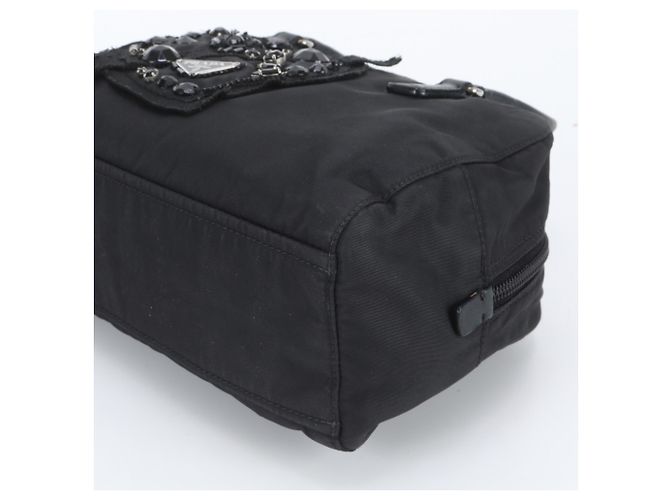 Tote Borsa Prada Tessuto Nylon con logo triangolare - vista 4