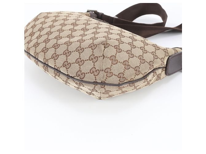 Borsa a tracolla Gucci in tela GG e pelle - vista 5