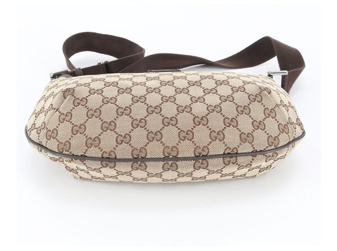 Borsa a tracolla Gucci in tela GG e pelle - vista 6