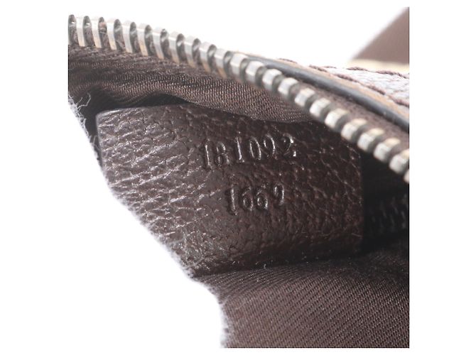 Borsa a tracolla Gucci in tela GG e pelle - vista 9