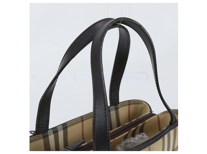 Bolso Tote de piel Burberry Nova Check - vista 2