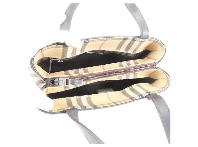 Bolso Tote de piel Burberry Nova Check - vista 7