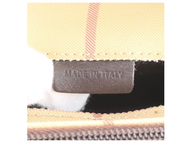 Bolso Tote de piel Burberry Nova Check - vista 9