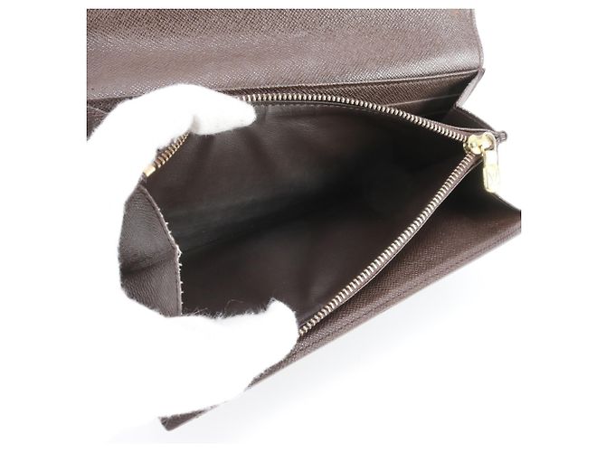 Louis Vuitton Damier Portefeuille Sarah Leather Long Wallet - vista 4