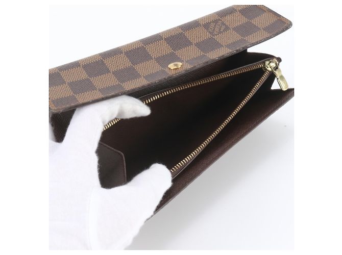 Louis Vuitton Damier Pochette Porte Monnaie Credit Long Wallet - vista 7