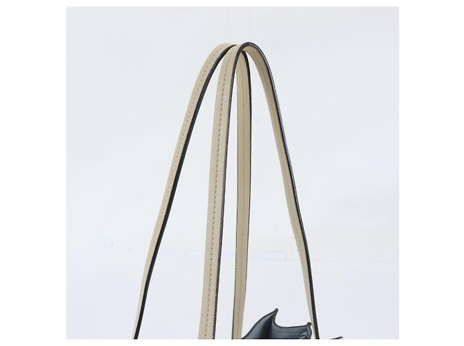 Borsa Tote Prada Leather Etiquette - vista 2