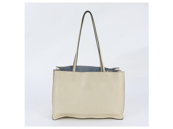 Borsa Tote Prada Leather Etiquette - vista 3