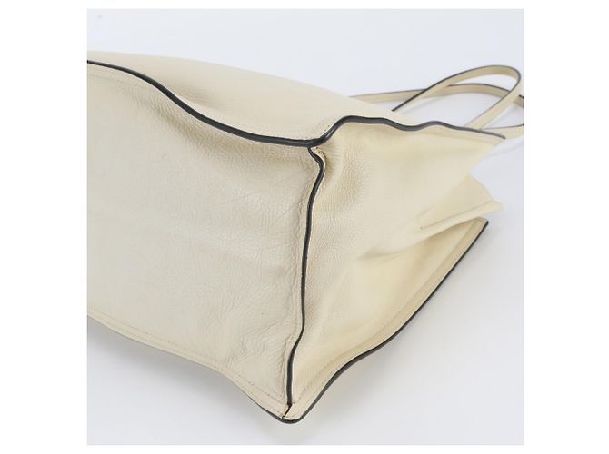 Borsa Tote Prada Leather Etiquette - vista 4