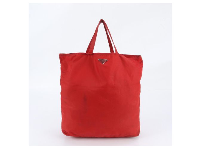 Prada Robot Tote Bag aus Tessuto Nylon mit Dreiecks-Logo - Ansicht 3