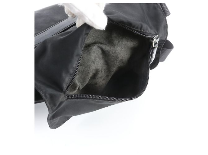 Borsa a tracolla Prada Tessuto Nylon con logo triangolare - vista 11
