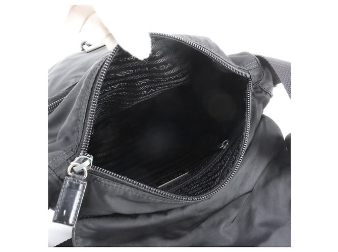 Borsa a tracolla Prada Tessuto Nylon con logo triangolare - vista 7