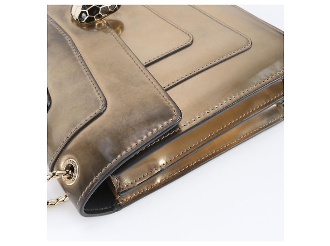 Bulgari Bolso de mano de piel Bvlgari Serpenti Chain - vista 10