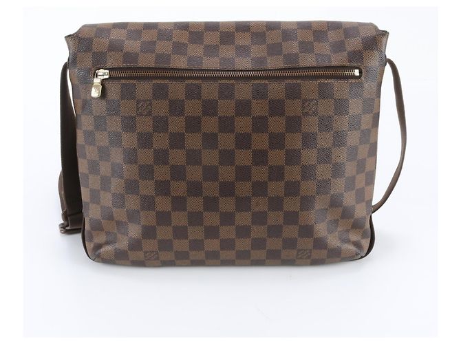 Sac à épaule Louis Vuitton Damier Brooklyn MM - vue 3