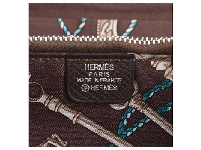 Hermès Cartera larga de seda Hermes Azap - vista 10