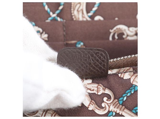 Hermès Cartera larga de seda Hermes Azap - vista 11