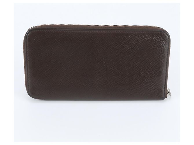 Hermès Cartera larga de seda Hermes Azap - vista 2