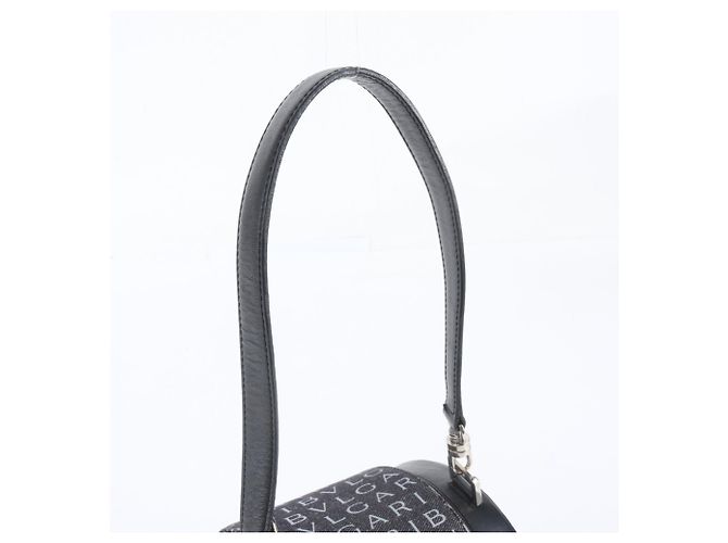 Bulgari Bolso de hombro cilíndrico de piel Bvlgari B.zero1 Logomania - vista 2