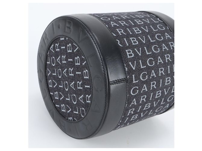 Bulgari Bolso de hombro cilíndrico de piel Bvlgari B.zero1 Logomania - vista 6